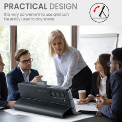 Black Galaxy Z Fold5 5G CaseMe Butterfly Buckle RFID Anti-theft Case -Cheap NewCase Store galaxy z fold 5 caseme 023 wallet black 7 78858.1699857013