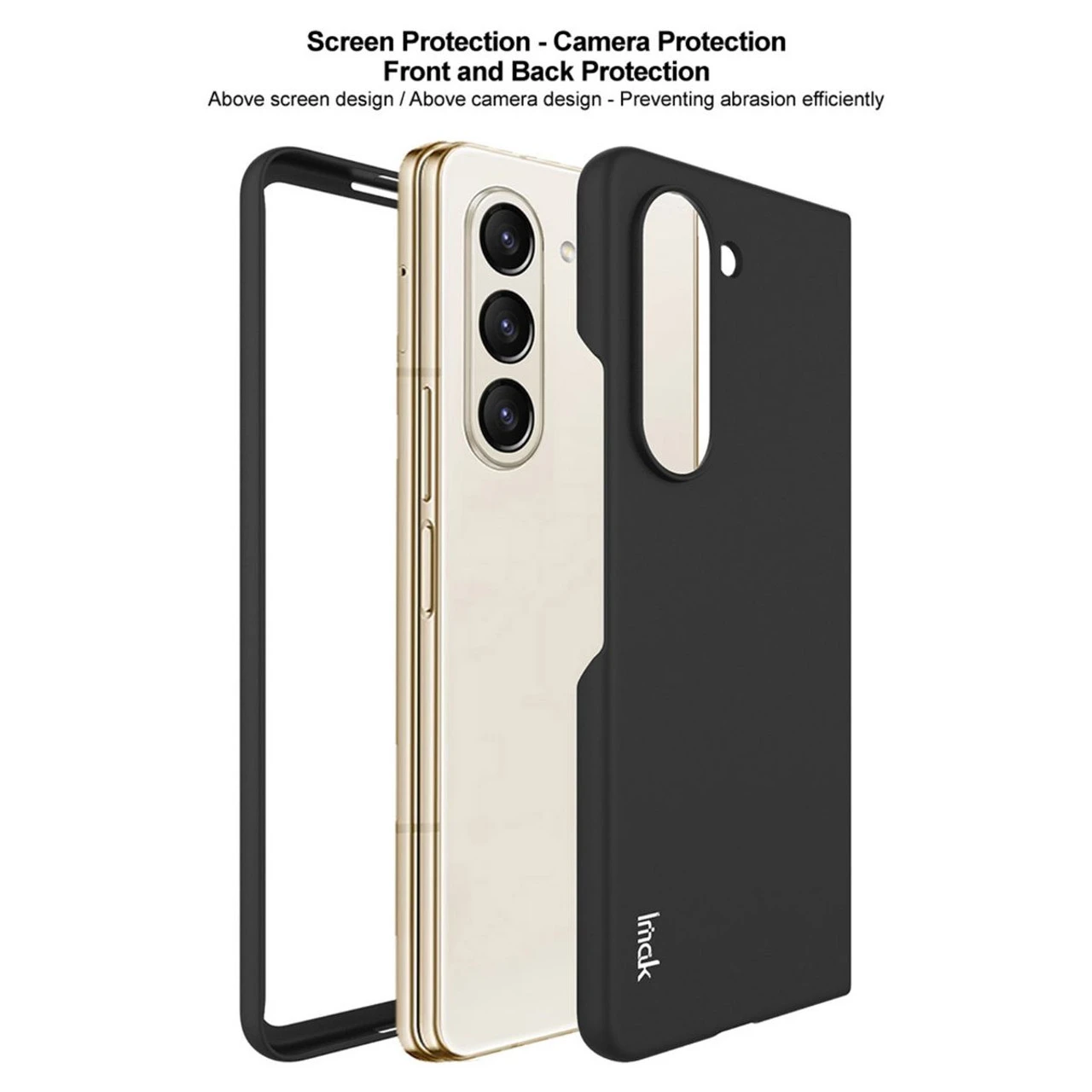 Purple IMAK Hard Case JS-2 Series For Samsung Galaxy Z Fold5 5G 6 Purple IMAK Hard Case JS-2 Series For Samsung Galaxy Z Fold5 5G - Image 6