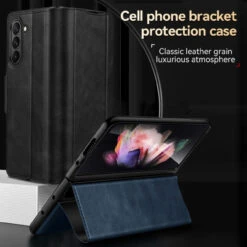 Galaxy Z Fold5 SULADA All-inclusive Magnetic Snap Leather Flip Case 10 Galaxy Z Fold5 SULADA All-inclusive Magnetic Snap Leather Flip Case -Cheap NewCase Store galaxy z fold5 sulada magnetic leather flip case black 2 91539.1699438774