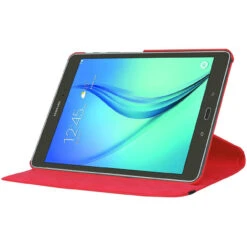 Red 360 Degree Rotating Case Cover For Samsung Galaxy Tab S2 9.7