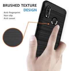 Black Samsung Galaxy A20 / A30 Slim Armor Carbon Fibre Case 10 Black Samsung Galaxy A20 / A30 Slim Armor Carbon Fibre Case -Cheap NewCase Store galaxys a20 carbon fibre case black 4 85084.1601521606
