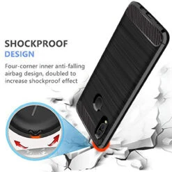 Black Samsung Galaxy A20 / A30 Slim Armor Carbon Fibre Case 11 Black Samsung Galaxy A20 / A30 Slim Armor Carbon Fibre Case -Cheap NewCase Store galaxys a20 carbon fibre case black 5 73790.1601521610