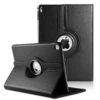 Black IPad 2017 9.7" 360 Degree Rotating Synthetic Leather Case