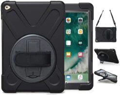 Apple IPad Air 2 Shock Proof Armor Defender Shoulder Strap Case