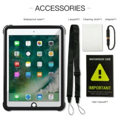 IPad 2017 / 2018 5th 6th Generation Waterproof Dirtproof Dropproof Case -Cheap NewCase Store ipad air 2 waterproof case black 15 82386.1694122789