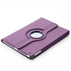 Purple Apple IPad 2 / 3 / 4 360 Degree Rotating Synthetic Leather Case -Cheap NewCase Store ipad air 3 360 rotating leather purple 4 41185.1597577510
