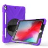 Purple Apple IPad Air 3 10.5" 2019 Shock Proof Shoulder Strap Case