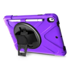 Purple Apple IPad Air 3 10.5" 2019 Shock Proof Shoulder Strap Case -Cheap NewCase Store ipad air 3 heavy duty shoulder strap purple 2 73697.1595481058