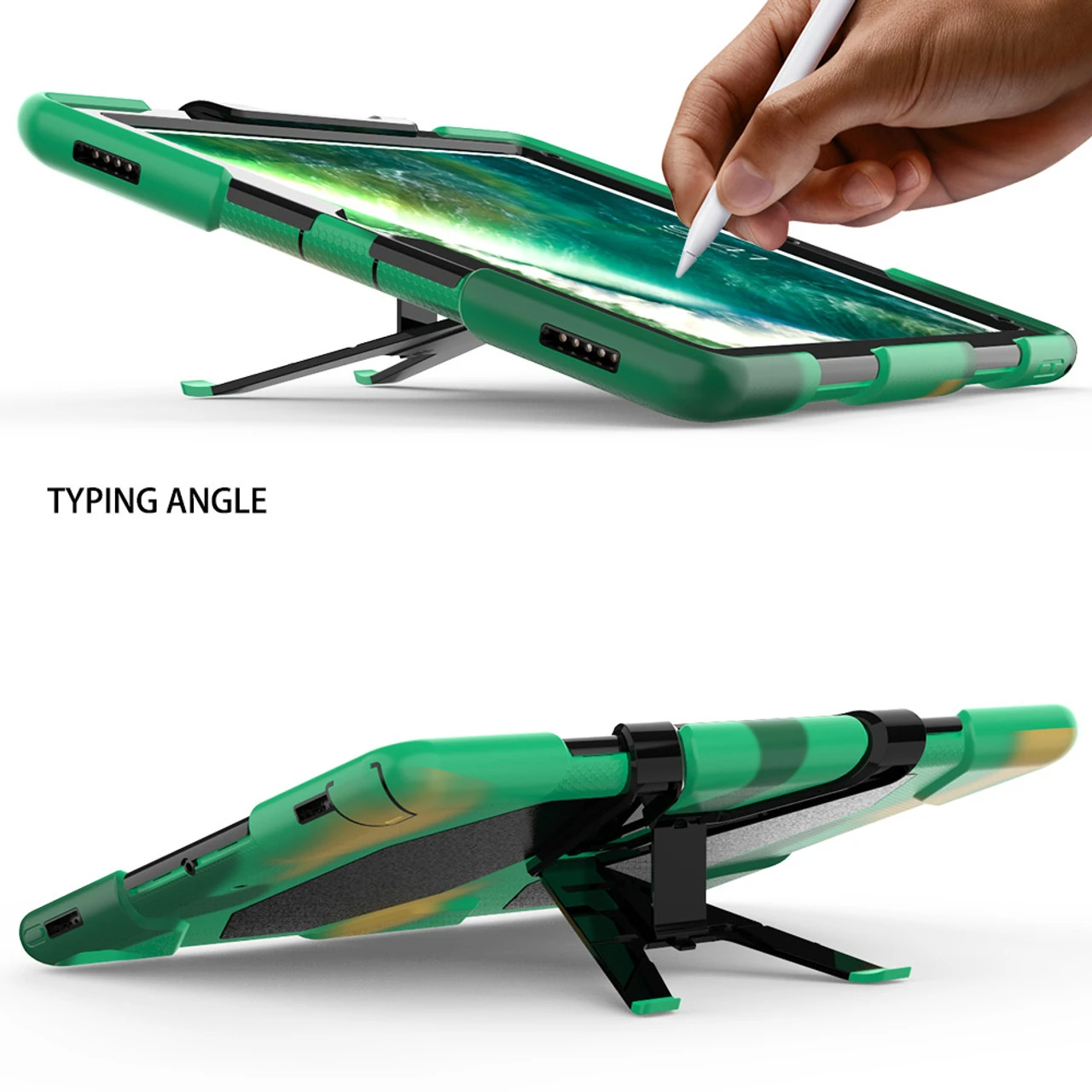 Army Camo Apple IPad Air 3 10.5" 2019 Military Shock Proof Stand Case 5 Army Camo Apple IPad Air 3 10.5" 2019 Military Shock Proof Stand Case - Image 5