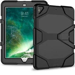 Black Apple IPad Air 3 10.5" 2019 Military Heavy Duty Stand Case -Cheap NewCase Store ipad air 3 military shock proof stand case black 4 52098.1591071806