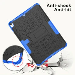 Blue Apple IPad Air 3 10.5" Shock Proof Hybrid Kickstand Case -Cheap NewCase Store ipad air 3 rugged stand blue 3 60402.1595486998