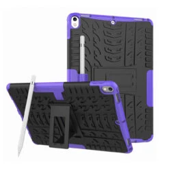 Purple Shock Proof Kickstand Case Cover For Apple IPad Air 3 10.5"