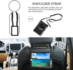 Black Apple IPad Air 3 10.5" 2019 Shock Proof Shoulder Strap Case 11 Black Apple IPad Air 3 10.5" 2019 Shock Proof Shoulder Strap Case -Cheap NewCase Store ipad air3 shoulder strap heavy duty case 6 19188.1652667166