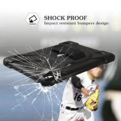 Apple IPad Mini 4 / 5 Shock Proof Tough Defender Shoulder Strap Case -Cheap NewCase Store ipad mini 4 5 hybrid armor shoulder strap black 6 19050.1581201805