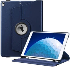 Navy Blue IPad Pro 10.5" 2017 360 Degree Rotation Flip Smart Case