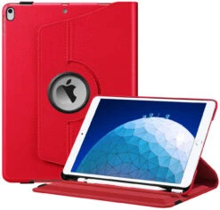 Red IPad Pro 10.5" 2017 360 Degree Rotating Smart Stand Case
