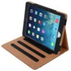 Apple IPad Air 3 10.5" Black & Tan Leather Wallet Stand Case