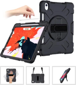 Apple IPad Air 4 10.9" Hand Shoulder Strap Heavy Duty Shockproof Case