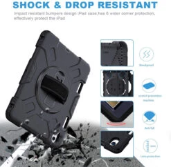 Apple IPad Pro 11" Heavy Duty Shoulder Strap Case 2018, 2020, 2021 -Cheap NewCase Store ipad pro 11 shoulder strap heavy duty case 4 40030.1633058253