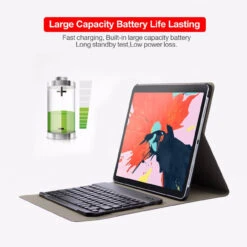 IPad Pro 12.9" (2018) Wireless Folio Keyboard Case Auto Sleep / Wake -Cheap NewCase Store ipad pro 12 9 2018 keyboard case black 4 45403.1646090222