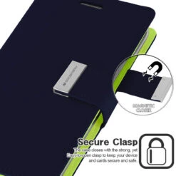 Navy IPhone 11 Pro Genuine Mercury Rich Diary Wallet Case Cover -Cheap NewCase Store iphone 11 11 pro rich diary navy 4 75400.1675300837