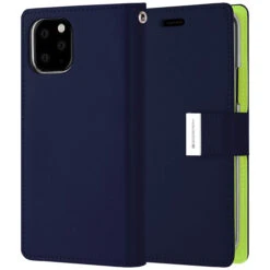 Premium Navy IPhone 11 Genuine Mercury Rich Diary Wallet Case 9 Premium Navy IPhone 11 Genuine Mercury Rich Diary Wallet Case -Cheap NewCase Store iphone 11 11 pro rich diary navy 5 05821.1683166833