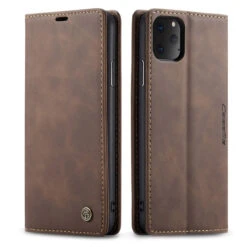 Elegant CaseMe Slim Soft Wallet Case Cover IPhone 11 - Coffee