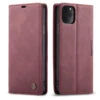 Classy Wine CaseMe Slim Soft Wallet Case Cover For IPhone 11