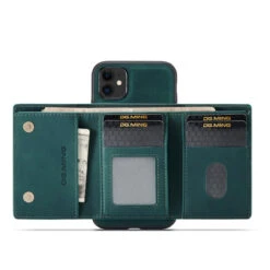 Green IPhone 11 DG.Ming M2 Series Magnetic 2-in-1 Wallet Case -Cheap NewCase Store iphone 11 dg ming m2 series green 6 13843.1700649936