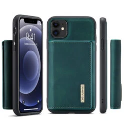 Green IPhone 11 DG.Ming M2 Series Magnetic 2-in-1 Wallet Case -Cheap NewCase Store iphone 11 dg ming m2 series green 7 43968.1700649936