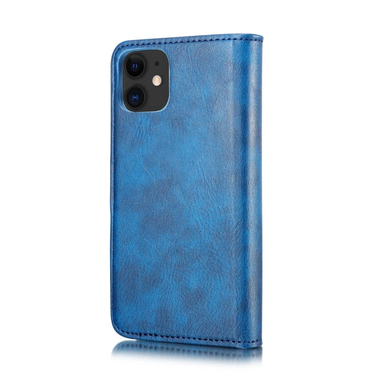 Blue IPhone 11 DG.Ming 2 In 1 Leather Wallet Removable Magnetic Case 3 Blue IPhone 11 DG.Ming 2 In 1 Leather Wallet Removable Magnetic Case - Image 3