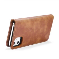 Brown IPhone 11 DG.Ming 2 In 1 Leather Wallet Removable Magnetic Case -Cheap NewCase Store iphone 11 dg ming wallet magnetic case brown 6 11519.1700735141
