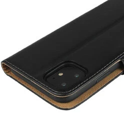 Black Genuine Leather Premium Business Wallet Case For IPhone 11 -Cheap NewCase Store iphone 11 genuine wallet black 11 84048.1571725636