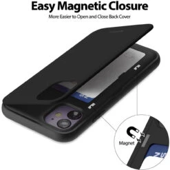 Black Goospery Slim Shock Proof Magnetic Door Case For IPhone 11 -Cheap NewCase Store iphone 11 goospery magnetic door case black 6 12991.1675299614