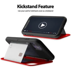 Red Mercury Slim Shock Proof Magnetic Door Case For IPhone 11 -Cheap NewCase Store iphone 11 goospery magnetic door case red 3 42342.1675299624
