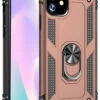 Rose Gold 360 Rotating Metal Ring Armor Stand Case For IPhone 11