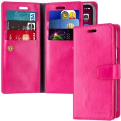 Hot Pink Mercury Mansoor Diary Wallet Case For IPhone 11 Pro MAX