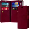 Classy Wine Mercury Mansoor Diary Wallet Case For IPhone 11 Pro MAX