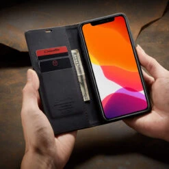 Premium Black IPhone 11 Pro CaseMe Slim Soft Wallet Case Cover -Cheap NewCase Store iphone 11 pro caseme wallet black 3 38897.1690891222
