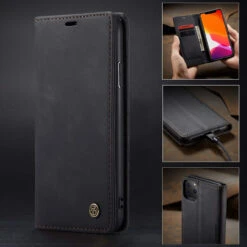 Premium Black IPhone 11 Pro CaseMe Slim Soft Wallet Case Cover -Cheap NewCase Store iphone 11 pro caseme wallet black 4 86933.1690891222