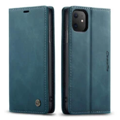 Blue IPhone 11 Pro CaseMe Slim Soft Textured Wallet Case Cover