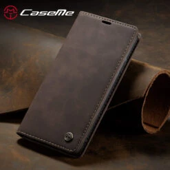 Elegant Coffee IPhone 11 Pro CaseMe Soft Slim Textured Wallet Case -Cheap NewCase Store iphone 11 pro caseme wallet coffee 4 98602.1622934914