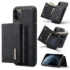 Black IPhone 11 Pro DG.Ming M2 Magnetic 2-in-1 Shockproof Wallet Case