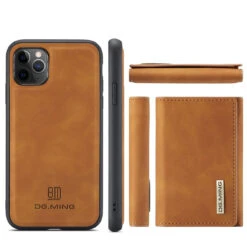 Brown DG.Ming M2 Magnetic Shockproof Case With Wallet For IPhone 11 Pro -Cheap NewCase Store iphone 11 pro dg ming m2 series brown 7 18849.1700649942