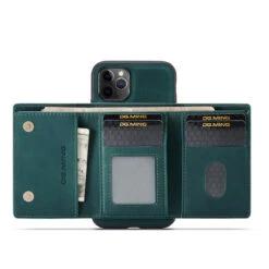 Green DG.Ming M2 Magnetic 2-in-1 Shockproof Wallet Case For IPhone 11 Pro -Cheap NewCase Store iphone 11 pro dg ming m2 series green 6 68152.1700649944