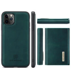 Green DG.Ming M2 Magnetic 2-in-1 Shockproof Wallet Case For IPhone 11 Pro -Cheap NewCase Store iphone 11 pro dg ming m2 series green 7 60678.1700649944