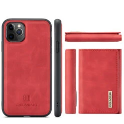 Red DG.Ming M2 Leather Case Removable Wallet Cover For IPhone 11 Pro 13 Red DG.Ming M2 Leather Case Removable Wallet Cover For IPhone 11 Pro -Cheap NewCase Store iphone 11 pro dg ming m2 series red 7 81063.1700649946