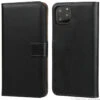 Premium Black IPhone 11 Pro Genuine Leather Business Wallet Case