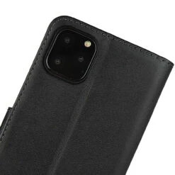 Black Genuine Leather Business Wallet Case For IPhone 11 Pro MAX -Cheap NewCase Store iphone 11 pro genuine wallet black 7 73641.1583918170
