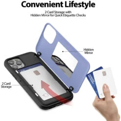 Lilac Goospery Slim Shock Proof Magnetic Door Case For IPhone 11 Pro -Cheap NewCase Store iphone 11 pro goospery magnetic door case lilac 3 94444.1675299657